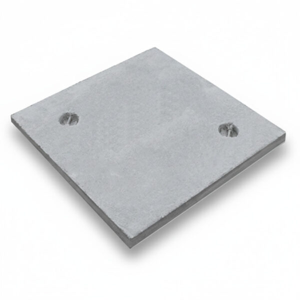 TAPA CAMARA CUADRADA 60 X 60 CM REFORZADA SOLA