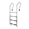 ESCALA PISCINA VULCANO L-4 CUATRO PELDAÑOS INOX.AISI