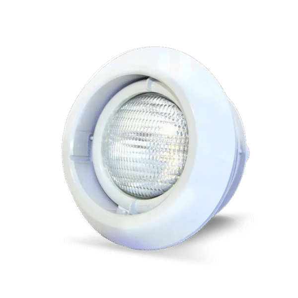 FOCO EMBUTIR VULCANO 300 W, LENTE RUGOSO, SILBIN, CON NICHO