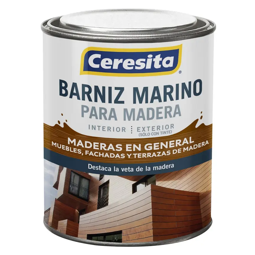 BARNIZ MARINO CERESITA ROBLE OSCURO 1/4GL
