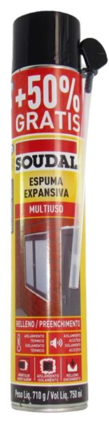 ESPUMA POLIURETANO PROMO 500+250 GRATIS