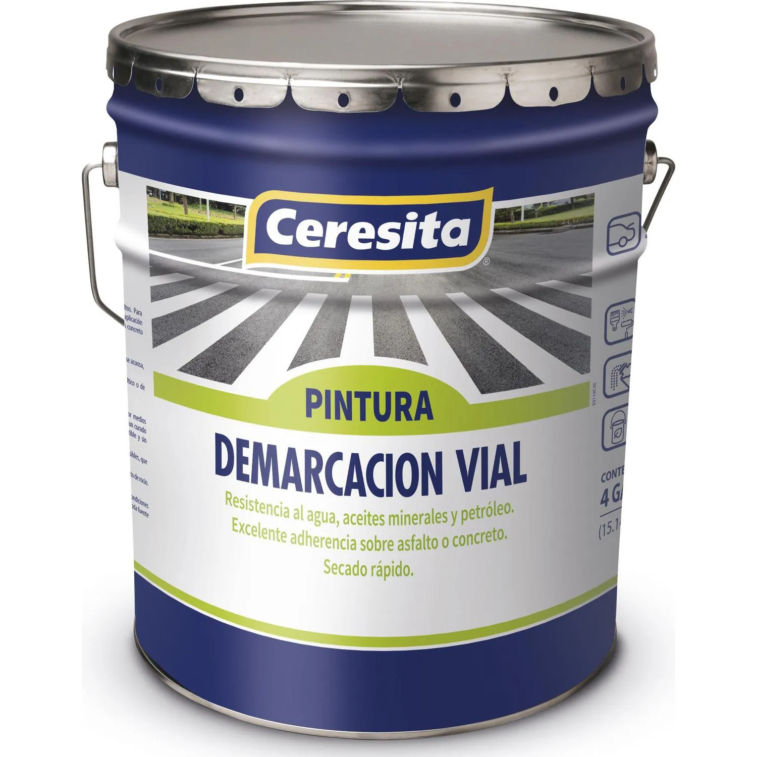 PINTURA TRAFICO PTR ACRILICA AMARILLA RAL 1003 CERESITA