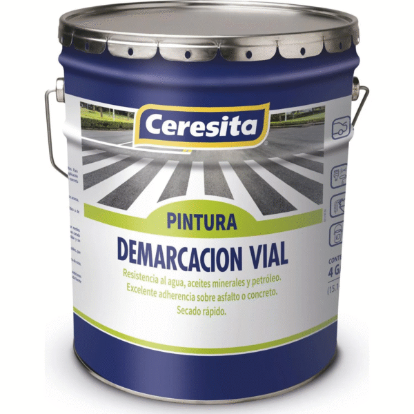 PINTURA TRAFICO PTC ACRILICA BLANCA CERESITA TINETA 4GL