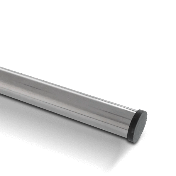 BARANDA RECTA VULCANO 2.40MTS C/REGATONES S/SOPORTES