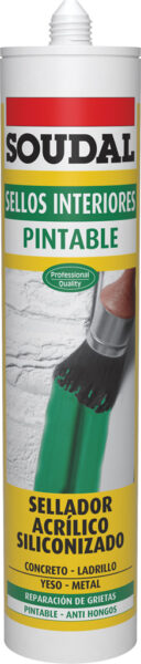 SELLADOR ACRILICO PINTABLE BLANCO [121482]