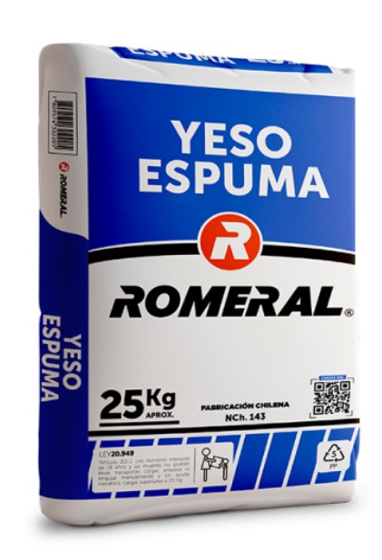YESO ESPUMA ROMERAL 25KG