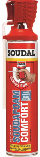 ESPUMA POLIURETANO 600ML C/ PISTOLA