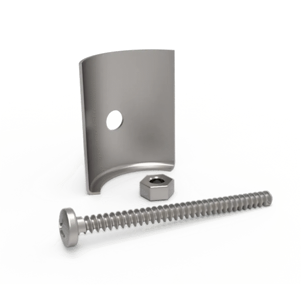 BULON C/SOPORTE Y TUERCA AISI 1/4 X 2.3/4