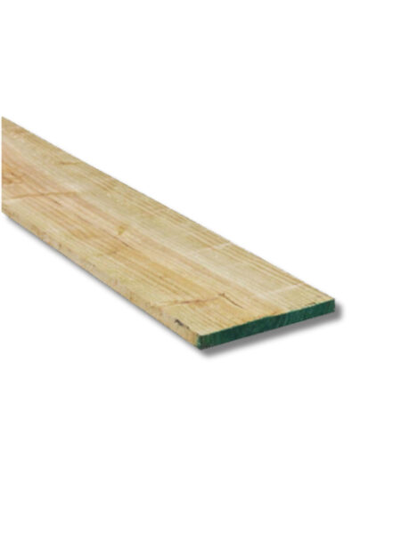 MADERA PINO BRUTO VERDE 1X6" 3.20MT