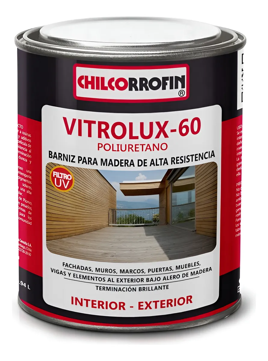 BARNIZ CHILCORROFIN VITROLUX 60 1/4GL NATURAL