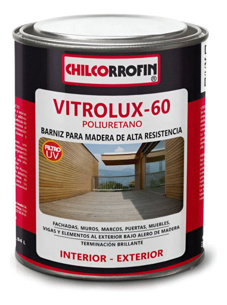 BARNIZ CHILCORROFIN VITROLUX 60 1/4GL ALERCE
