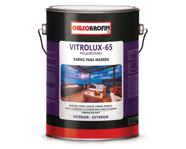 BARNIZ CHILCORROFIN VITROLUX 65 1GL NATURAL MATE