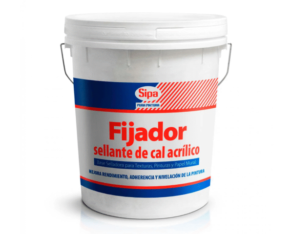 FIJADOR SELLANTE DE CAL ACRILICO BLANCO SIPA