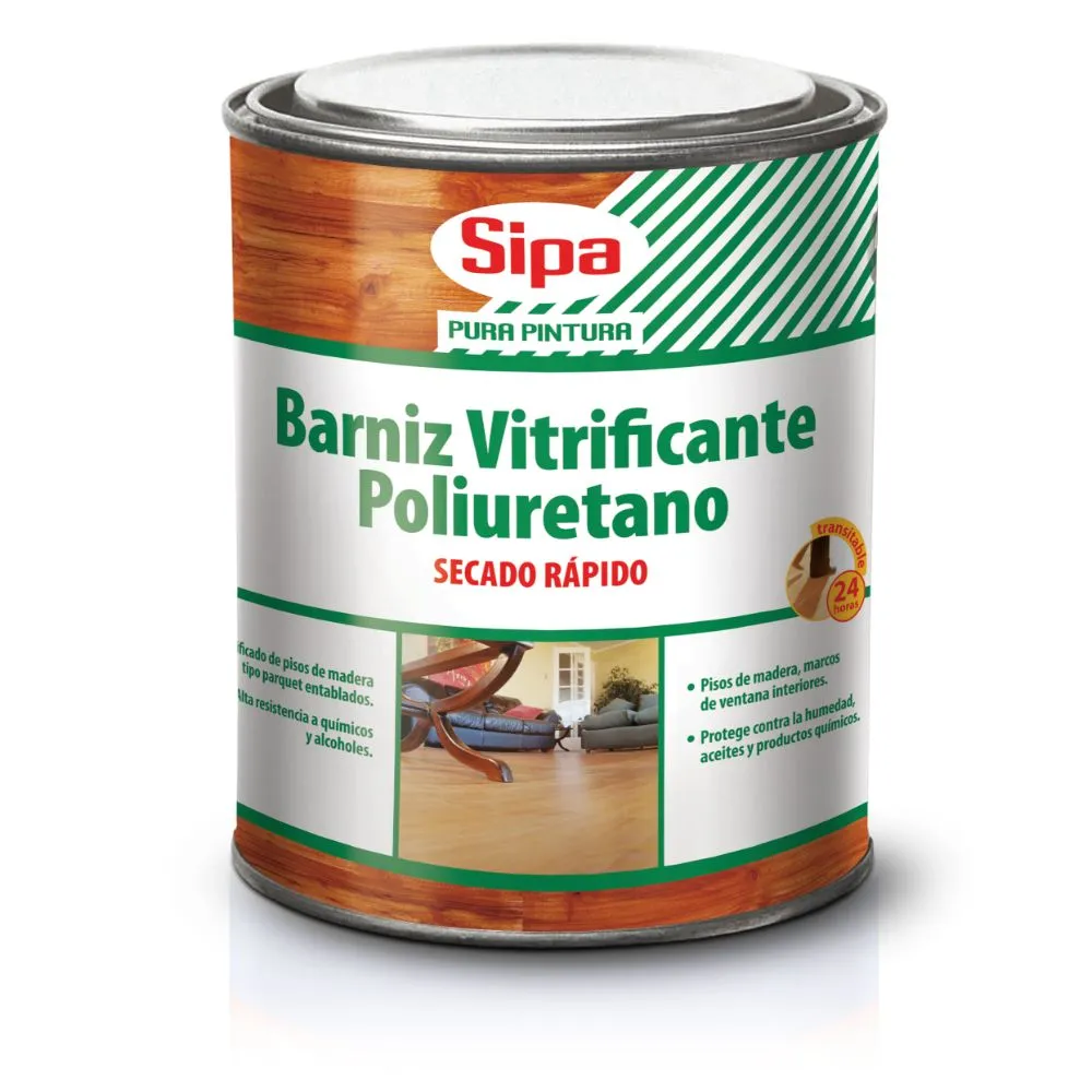 BARNIZ VITRIFICANTE SIPA SEMI BRILLANTE 1/4GL