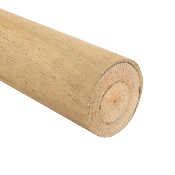 POSTE PINO IMPREGNADO TORNEADO ROLLETE 80MM 3,15" X 2.60-2.65MT POLIN