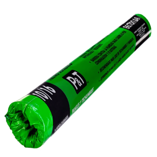 FIELTRO ASFALTICO LISO # 10 (4.40KG) 10/16 VERDE