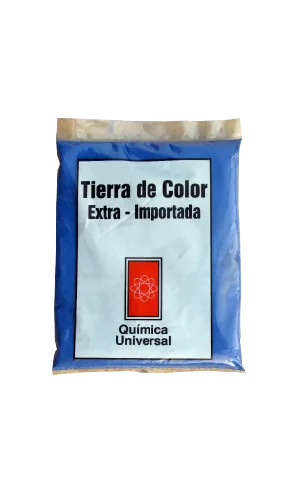 TIERRA DE COLOR AZUL