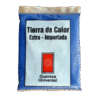 TIERRA DE COLOR AZUL