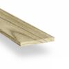 MADERA PINO BRUTO IMPREGNADO 1 X 8" X 3.20MT