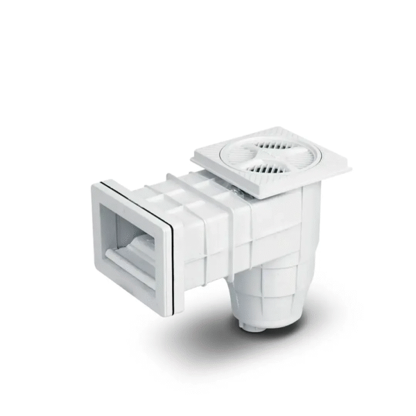 SKIMMER VULCANO P/FIBRA VIDRIO LARGO 20 X 44 CM