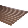 POLICARBONATO ONDULADO BRONCE 0,81X2,0MTX0,5MM