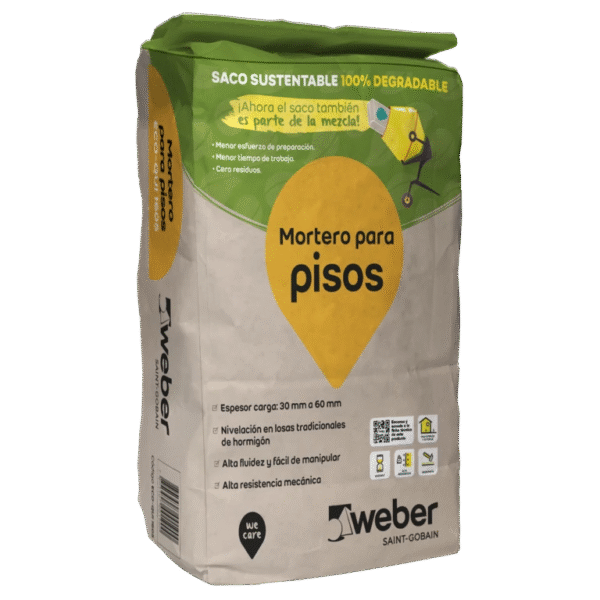 WEBER MORTERO DE PISO NORMAL