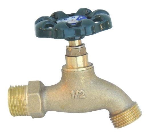 LLAVE JARDIN BRONCE 1/2"  HE-HE TIPO OTRA