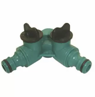CONECTOR/ACOPLE LLAVE MANGUERA  C/2 SALIDAS K6D GREEN SEASON