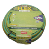 MANGUERA HELIJARDIN  FLEX 1/2" 25 MTS VERDE C/5 LINEA AMARILLA DVP