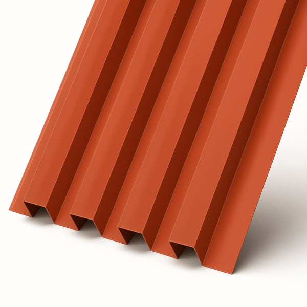 PANEL ZINC CUADROFORMA PP 0.4X368X2.5MT TERRACOTA VA15 (U:320 MM)