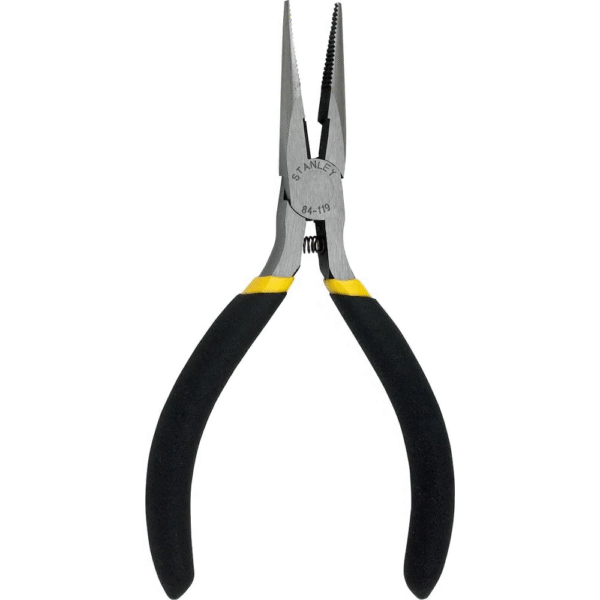 ALICATE MINI PUNTA LARGA STANLEY (84-119)(84-085) 5" C/CORTANTE