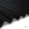 MICRO ONDULADO PP 0.35X796X3MTS NEGRO RAL 9017 (U:736MM)
