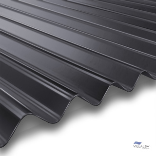 MICRO ONDULADO PP 0,40X976X2.5 MT GRIS PIZARRA RAL 7024