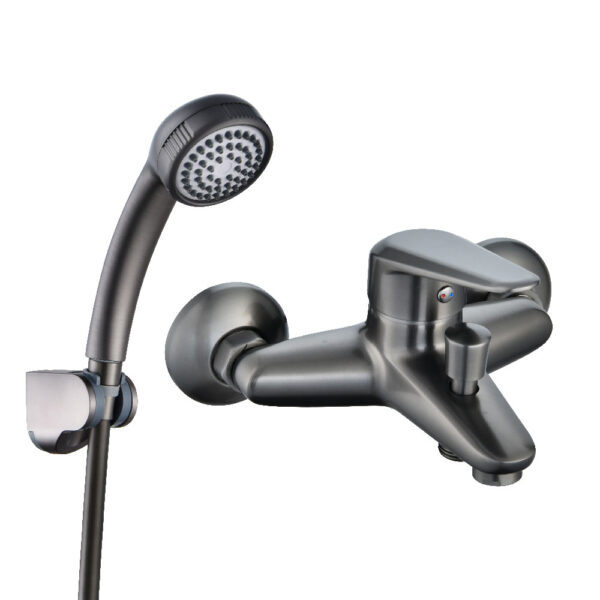 MONOMANDO TINA DUCHA EURO GUN METAL