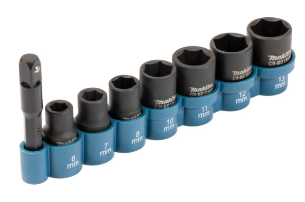 IMPACT SOCKET MAKITA 8 PCS SET 1/4 SQ 1/4 DRIVER