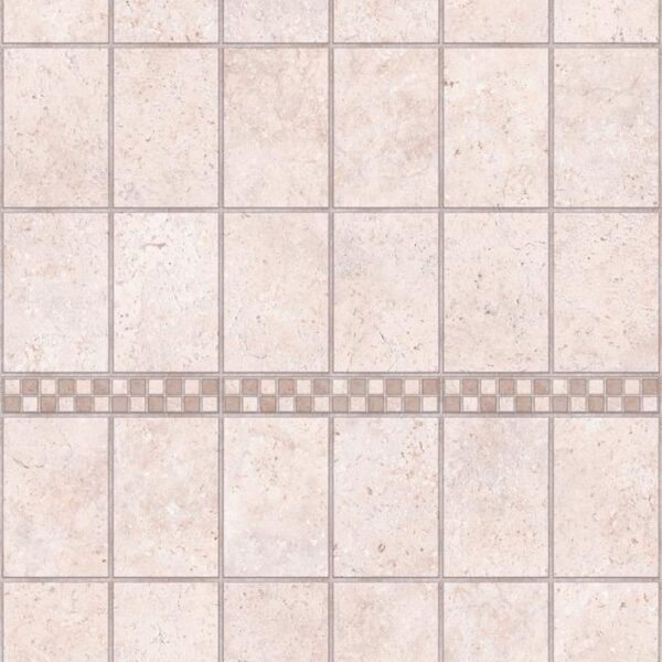 SIMPLISIMA MARMOL RAPOLANO BEIGE CON CENEFA EGIPTO 6 MM