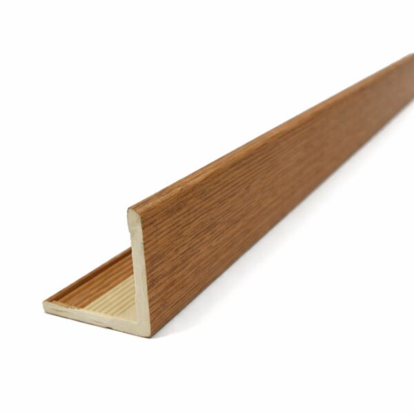 TERMINACION L - MADERA COMPUESTA CARAMELO 30X30X2,4MT