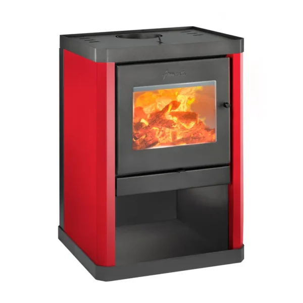 CALEFACTOR A LEÑA CLASSIC 400 ROJA