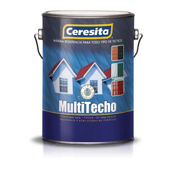 PINTURA MULTITECHO ROJO COLONIAL 1GL CERESITA
