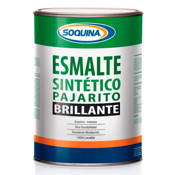 ESMALTE SINTETICO PAJARITO SOQUINA 1/16GL