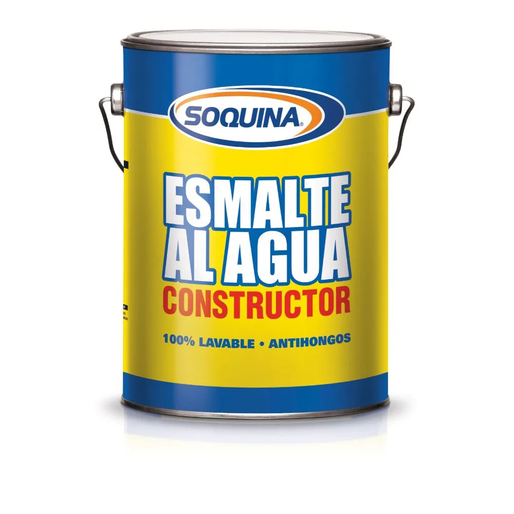 ESMALTE AL AGUA CONSTRUCTOR BLANCO/BASE BLANCA 1GL