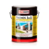 PINTURA TECHOS 3EN1 ELASTO ROJO 1GL (CHILCORROFIN)