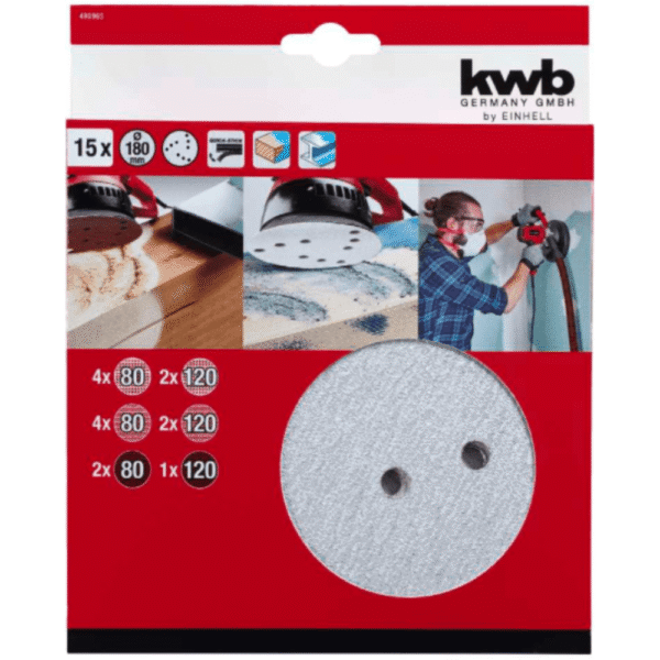 SET LIJAS 180MM COMPATIBLE CON TE-DW 180
