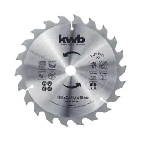 DISCO SIERRA CIRCULAR 7.1/4" - 18D COMPATIBLE: 4331211. 4330997. 4331051