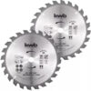 SET 2 DISCOS SIERRA CIRCULAR 7.1/4" - 24D COMPATIBLE: 4