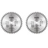 SET 2 DISCO SIERRA CIRCULAR 7.1/4" 40D