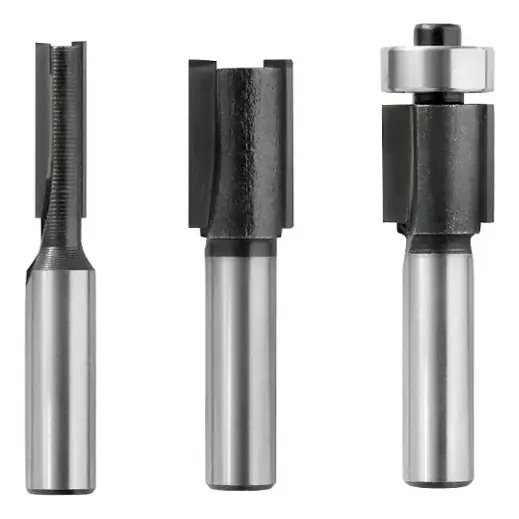 SET FRESAS RECTAS DE 6MM-12MM-12.7MM TOMA 1/4"