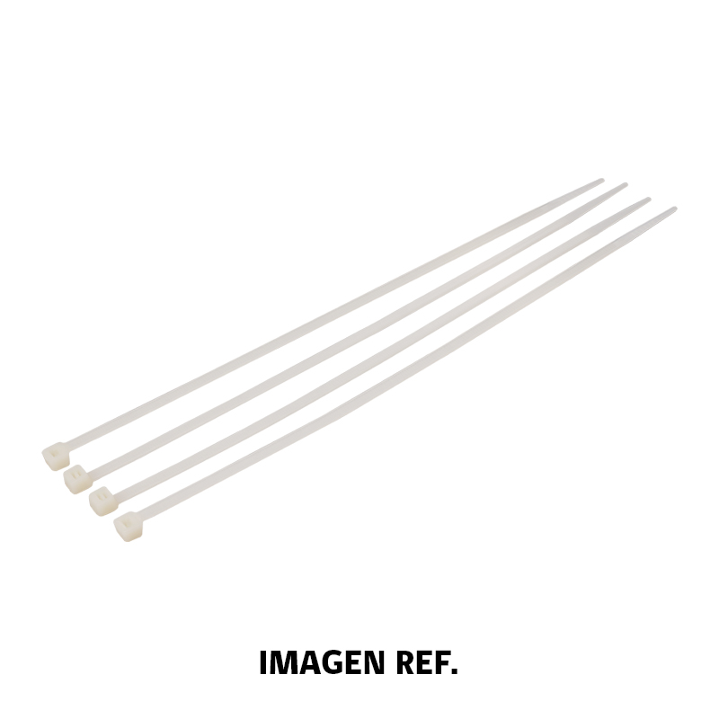 AMARRA CABLES 4.8 X 300 MM - BLANCA (100UN)