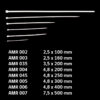 AMARRA CABLES 4.8 X 400 MM - BLANCA (100UN)