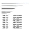 AMARRA CABLES 2.5 X 160 MM - NEGRO (100UN)